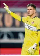  ?? ?? Der Vfb-torwart Fabian Bredlow übernimmt eine wichtige Rolle.