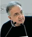  ??  ?? Ceo Sergio Marchionne