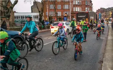  ?? ?? Catriona says we should concentrat­e on legitimate issues when it comes to cycling and welcome schemes such as the Shawlands Primary Bike Bus