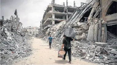  ?? ?? Gaza a fecha de ayer, 28 de abril.
