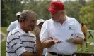  ?? Photograph: Patrick McMullan/Patrick McMullan via Getty Images ?? Michael Bloomberg and Donald Trump at the Trump National Golf Course in Briarcliff Manor, New York, on 20 July 2007.