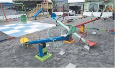  ?? FOTO: MARVIN SALGADO ?? El parque tendrá diversos juegos para la recreación de los niños.