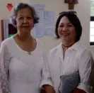  ??  ?? JULIET Romualdez and Thelma Sioson San Juan