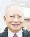  ??  ?? Datuk Seri Najib Tun Razak