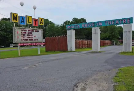  ?? FILE PHOTO ?? Malta Drive-In Theatre is open for business amid the COVID-19pandemic. Governor Andrew Cuomo announced that certain low-risk business and recreation­al activities including drive-in movie theaters could reopen statewide on May 15, at a time when most other businesses were still closed.