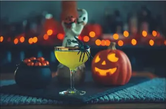  ??  ?? Get everyone you know in on the fun by throwing a decorating party. Your creative friends might even enjoy a creepy-themed drink.