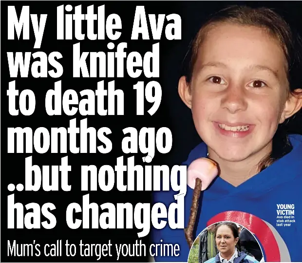My little Ava was knifed to death 19 months ago ..but nothing has