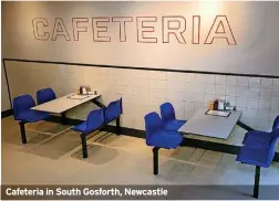  ?? ?? Cafeteria in South Gosforth, Newcastle