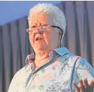  ??  ?? Fife author Val McDermid.