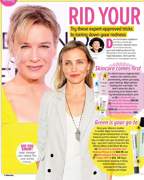 Pressreader Woman S Day Australia 2019 03 18 Rid Your Rosacea
