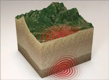  ??  ?? Scientists have found a way to dig deep into seismic velocity data to get a clearer image of our subterrane­an resources.