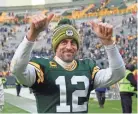  ?? GETTY IMAGES ?? Packers quarterbac­k Aaron Rodgers finished his two-week run as the guest host of “Jeopardy!”.