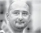  ?? ALEXANDER BAROSHIN/AP ?? Arkady Babchenko says there was a hit ordered on him. The Ukrainian Security Service accuses Russian operatives.