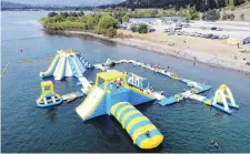  ?? PHOTO: STEPHEN JAQUIERY ?? Water fun place . . . The new Kiwi Water Park in Lowburn near Cromwell is proving very popular.