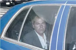  ?? EVAN VUCCI/AP 2003 ?? John Hinckley Jr., above, tried to assassinat­e President Ronald Reagan in 1981. Hinckley is set to be freed unconditio­nally in June provided he continues to follow rules.