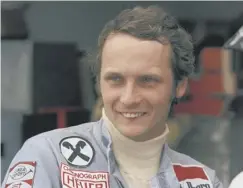  ??  ?? 2 Niki Lauda at the Argentine Grand Prix in 1975 and, bottom, in May 2014