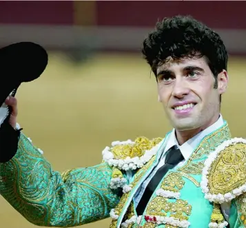  ?? LUIS DÍAZ ?? Sale con el torero Posada de Maravillas, como ella misma ha reconocido