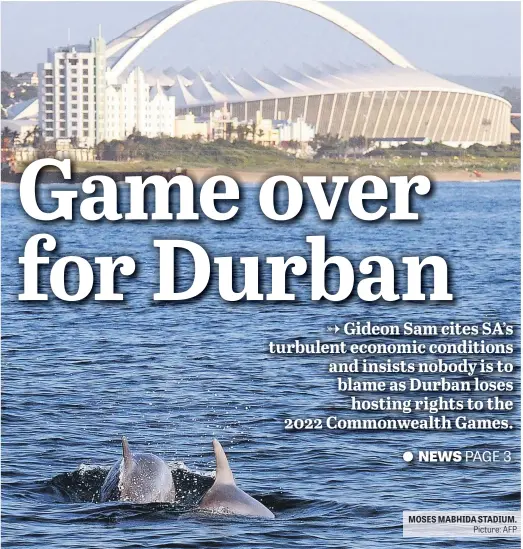  ?? Picture: AFP ?? MOSES MABHIDA STADIUM.