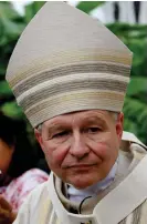  ?? Photograph: Judi Bottoni/AP ?? Gregory Aymond after his installati­on mass held in the St Louis Cathedral in New Orleans on 20 August 2009.