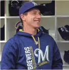  ??  ?? Manager Craig Counsell and the Brewers nearly qualified for the playoffs this season. Milwaukee finished 86-76, a 13-game improvemen­t in the win column from the 2016 season.