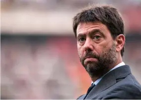  ?? Federico Tardito / Insidefoto ?? L'ancien président de la Juve Andrea Agnelli.