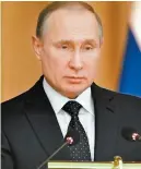  ??  ?? El presidente Vladímir Putin.