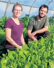  ?? ?? Marilyn Ouellet et Frédéric Verville misent désormais sur des paniers d’hiver.