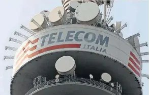  ?? REUTERS ?? Torre de Telecom Italia en Roma.