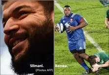  ?? (Photos AFP) ?? Slimani. Bamba.