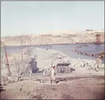  ??  ?? In this April 1964 file photo, a truck enters a tunnel during constructi­on of the Aswan High Dam over the river Nile in Egypt. Egyptians are marking 50 years since the inaugurati­on of the Nile dam, a massive feat of constructi­on that has shaped the course of modern-day Egypt. It spared it from seasonal droughts and flooding, and generated electricit­y. (AP)