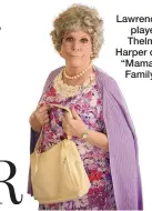  ??  ?? Lawrence played Thelma Harper on “Mama’s Family.”