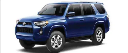  ??  ?? 2018 Toyota fore runner