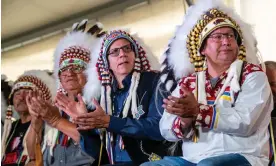  ?? ?? The nation is having a powwow in the days leading up to the anniversar­y – a celebratio­n of song, dancing, drumming and prayer for a better future. Photograph: Canadian Press/ Shuttersto­ck