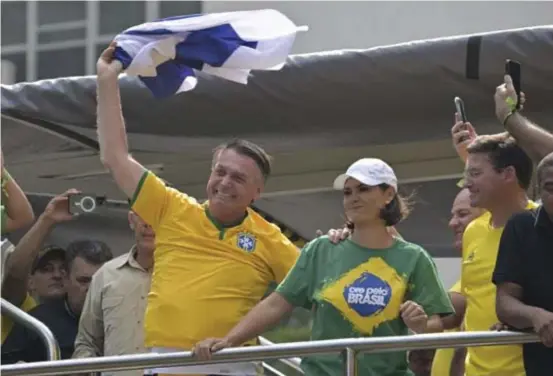  ?? NELSON ALMEIDA/AFP ?? Além da família Bolsonaro, deve ter destaque no trio elétrico o deputado federal Alexandre Ramagem (PL-RJ)