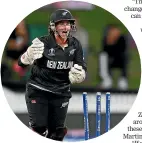  ?? ?? Katey Martin played 103 one-day internatio­nals, 95 Twenty20 matches and a solitary test for New Zealand.