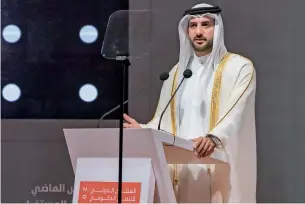  ?? ?? Sheikh Sultan bin Ahmed Al Qasimi, Deputy Ruler of Sharjah, inaugurate­d the ceremony.