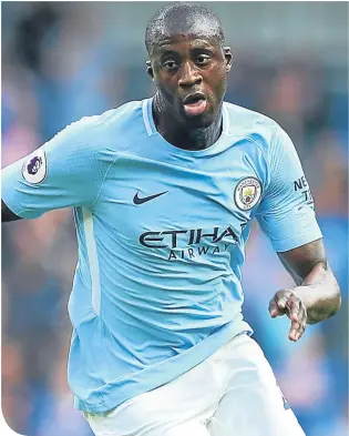  ??  ?? Yaya Toure has his sights set on another Champions League winner’s medal