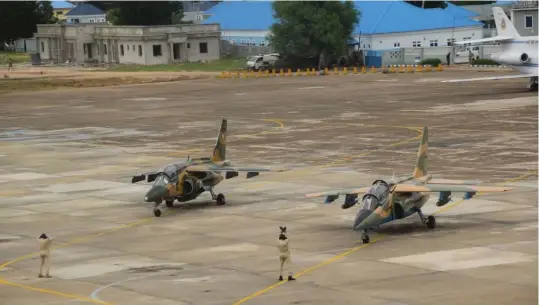  ??  ?? NAF jets deployed for Operation Thunder Strike 2