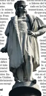  ?? AP ?? Estatua de Cristóbal Colón en Columbus Circle, Nueva York.