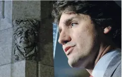  ?? Sean Kilpatrick/ THE CANA DIAN PRESS ?? Liberal Leader Justin Trudeau says he will pay back at least some of the speaking fees he has earned since being elected in 2008.