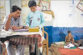  ?? MINT/FILE ?? A government primary school in the Amazir village, Madhya Pradesh.