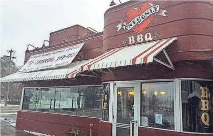  ?? THOMAS BAILEY JR. ?? One &amp; Only BBQ just announced plans to open a 4th location in Southaven at 6575 Airways Blvd. The new location is expected to open in spring 2019. Pictured here is their second restaurant at 567 Perkins Ext.