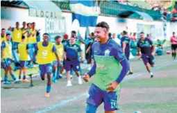  ?? ?? El joven delantero Ángel Villatoro convirtió el gol más rápido del torneo Clausura, solo habían pasado 50 segundos de partido.