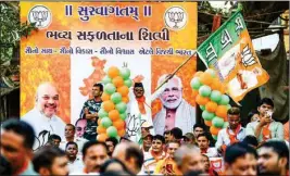  ??  ?? Poll results in Haryana and Maharashtr­a are warning signs for BJP