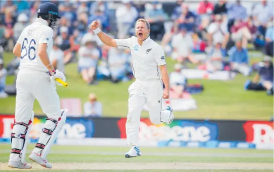  ?? Photo / File ?? Black Caps star Neil Wagner played for Bay of Plenty at the weekend.