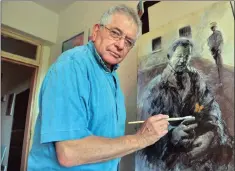  ?? PICTURE: BOXER NGWENYA ?? MULTI-TALENTED: Cartoonist Dov Fedler at his studio in Linden near Joburg.