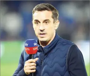  ?? AFP ?? Former Manchester United defender Gary Neville wants to see more Premier League teams take a leadership role in deciding this season’s future.