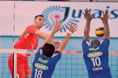  ?? FIVB ?? Tsvetan Sokolov, 29 anni il 31 dicembre, opposto della Lube Civitanova. ieri una prestazion­e maiuscola per lui con sei ace contro il Sada.