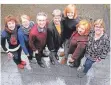  ?? FOTO: EFL ?? Das Team mit dem bisherigen Leiter Wilfried Kohler und der Nachfolger­in Carolin Landers (3.v.r.).