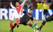  ??  ?? Corentin Jean a découvert l’intensité de la Ligue des Champions à Leverkusen.